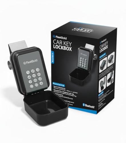 Smart Key Lock Box – Bluetooth Car Window Mount with