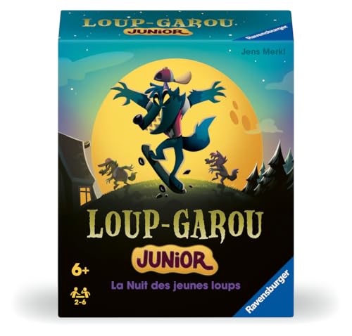 Ravensburger - Loup-Garou Junior - Jeux de société - Jeu d'Ambiance - De 2 à 6 Joueurs - à partir de 6 Ans - Appli Gratuite - Mixte - 22691