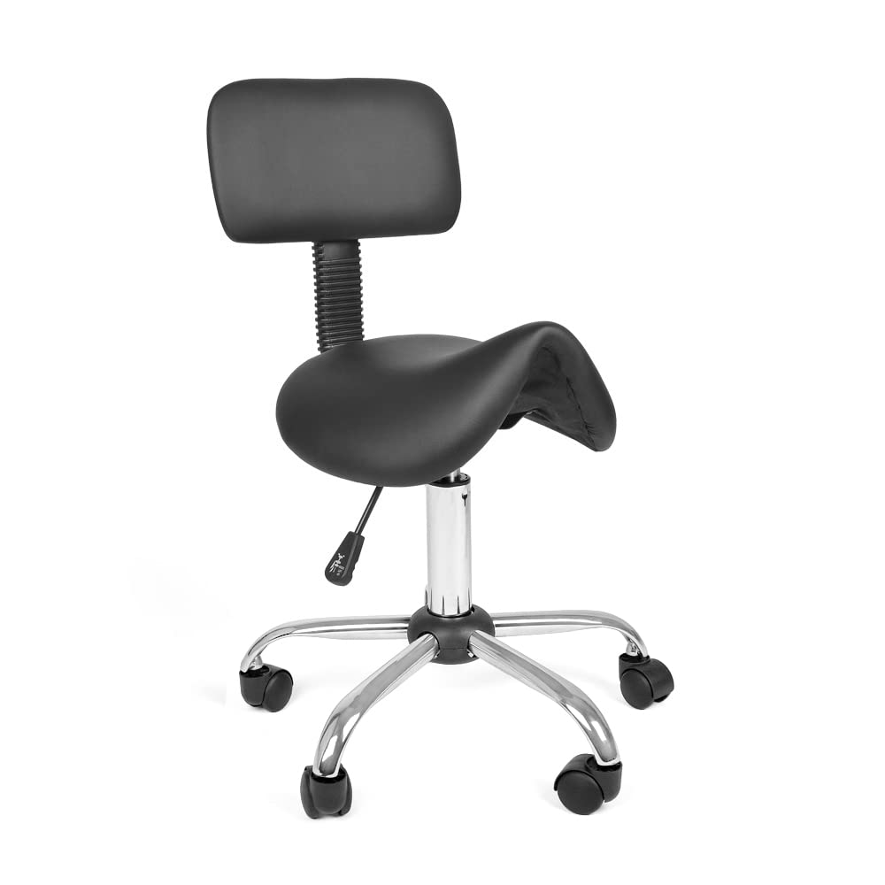 Mingone Sattelhocker Drehhocker Sattelstuhl Höhenverstellbar Bürohocker Ergonomischer Praxishocker
