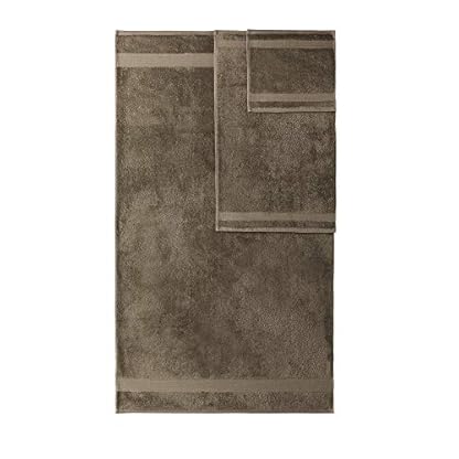 Classic Turkish Towels,Luxuriöses Handtuch-Set für Badezimmer, 100% türkische Baumwolle, schnell trocknend, weiche und saugfähige Badetücher, Amadeus Kollektion,6-teiliges Set (Deep Taupe) – Bild 5