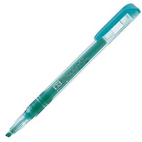 Marqueurs fluorescents Zebra Sparky-1 pour ne plus rater les informations clefs en bleu vert
