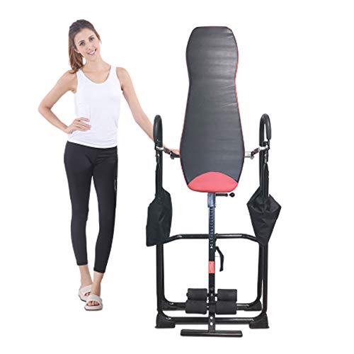 ORPERSIST Tabla Inversión Gravitacional Plegable Espalda Ejercicios con Altura Ajustable 147-198Cm Stretch Revés Lumbar Peso Máximo 135Kg