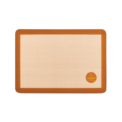 Mrs. Anderson's Baking Non-Stick Silicone Baking Mat - Reusable Oven Liner & Pastry Mat - For Breads, Cookies, Roasting & More - Baker’s Essentials - Heat-Resistant to 480°F - Baking Mat
