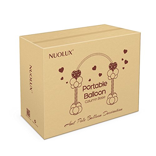 NUOLUX Balloon Column Stand Base and Pole Balloon Arch Kit for Birthday Party Wedding Decorations (2sets)