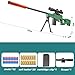 Kyliandi Soft Bullet Toy Gun Sniper Rifle with Scope Realistic Barrel Shell ejecting Foam Blaster Gun Dart Prop Backyard Outdoor Shooting Game for Boys Teens Adults Gifts Age 8-12 14 Years Old (Green)