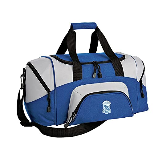 Phi Beta Sigma Colorblock Duffel Bag Royal/Grey One Size