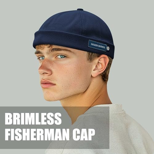 Image of CLAPE Watch Cap Work Beanie Corduroy Docker Leon Brimless Hat Rolled Cuff Harbour Hat