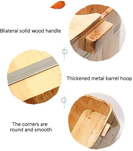 Cubeta de Madera para Baño de Pies Spa y Pedicura miniatura 5