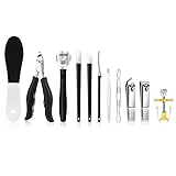 THJKUPO ペディキュアセット 爪切り 爪切り ステンレススチール マニキュアクリッパー ツール