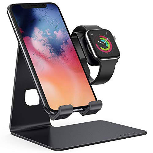 Stand for Apple Watch Phone Holder 2 in 1 : Lamicall Desktop St