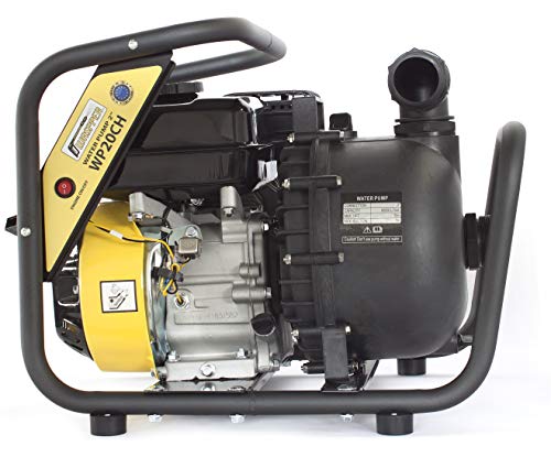 ✦ WASPPER WP20CH-P ✦ Bomba de Agua Limpia y Química De Uso Rudo & Portable con Tasa de Flujo de 60 000 l/hr ✦ Elevación de Agua de 30 m ✦ 3 600 RPM Motor de Gasolina de 4 Tiempos Cover