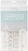 DCWVE Die Cuts with A View 1" Letter Pack Letterboard-White (188 pcs) LP-006-00015, 1"