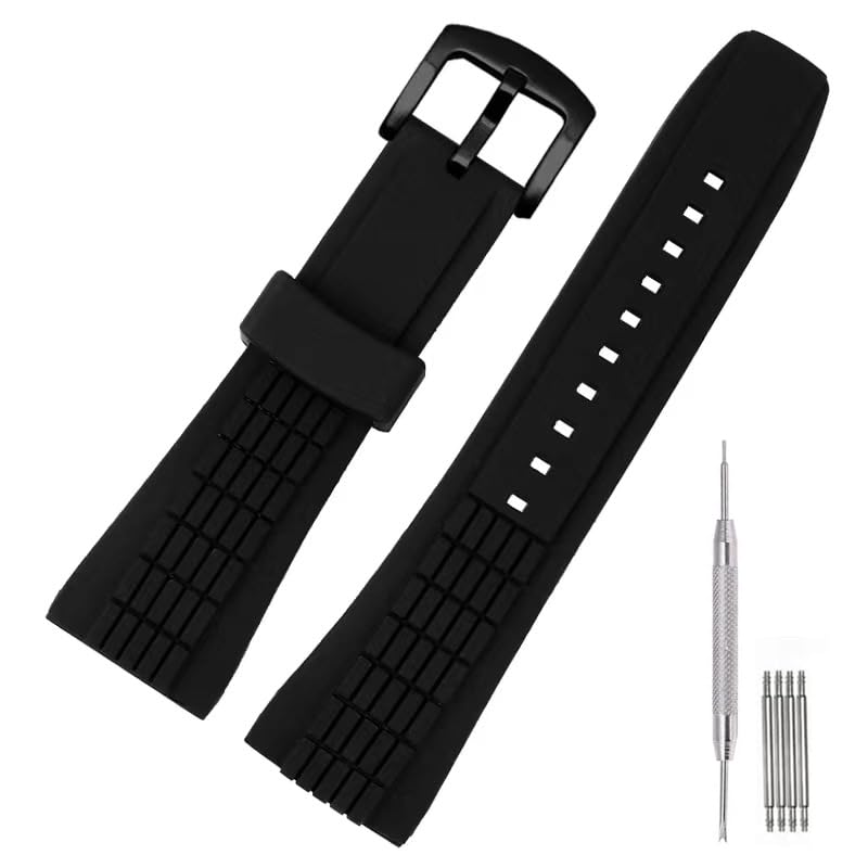 adwoa beautySilicone Rubber Watch Band Strap Compatible with SEIKO VELATURA/SRH series SPC007-26mm VELATURA Watch Band