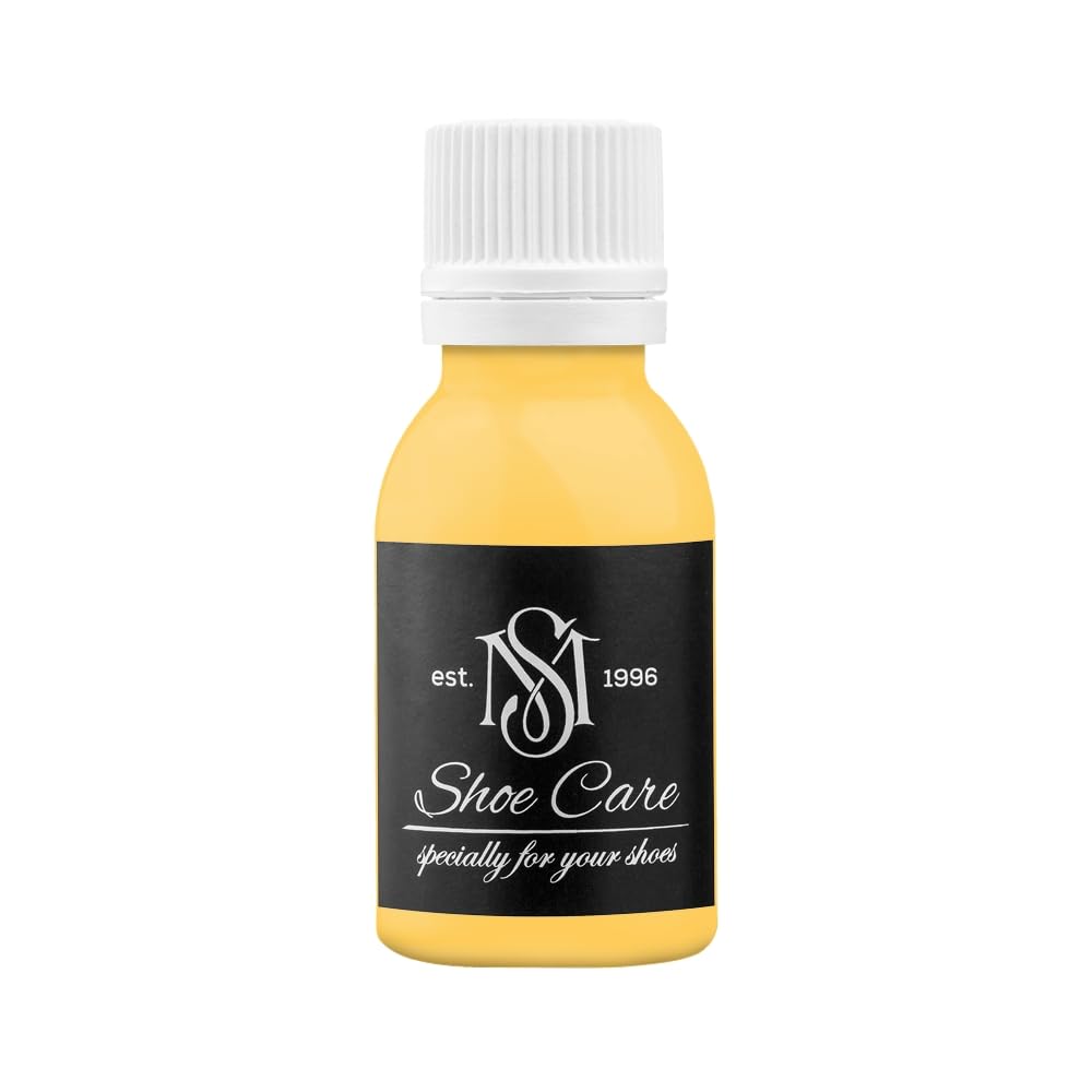 Teinture Universelle - NCS S 1050-Y10R Laiton Poli - Peinture Cuir Haute Couvrance pour Chaussures, Sacs et Sneakers par MAVI STEP - 1.70 fl oz / 50 ml