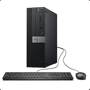 Dell OptiPlex 5070 SFF Computadora de escritorio empresarial de alto rendimiento, Intel Core i7-9700 3.0GHz PC de escritorio, 8 GB de RAM, 256 GB SSD, teclado y ratón, WiFi, BT, soporte para monitor