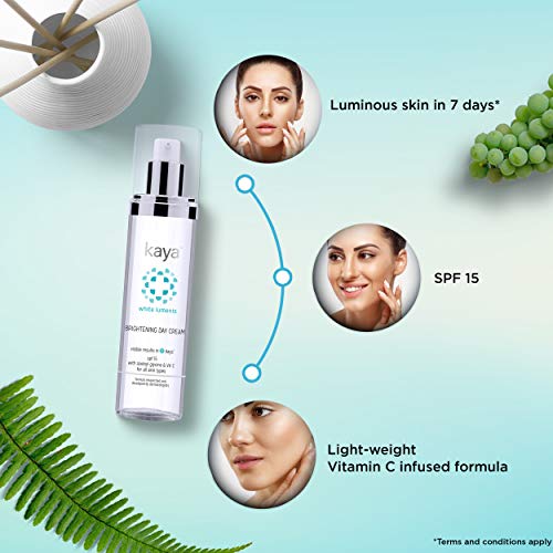 Image of Kaya Clinic Antox Vit-C Formula, Vitamin-C Enriched, Anti-oxidant Serum for Dullness, 30ml & Brightening Day Cream, Lightweight Cream With Azeloyl Glycine & Spf 15, 50 Ml