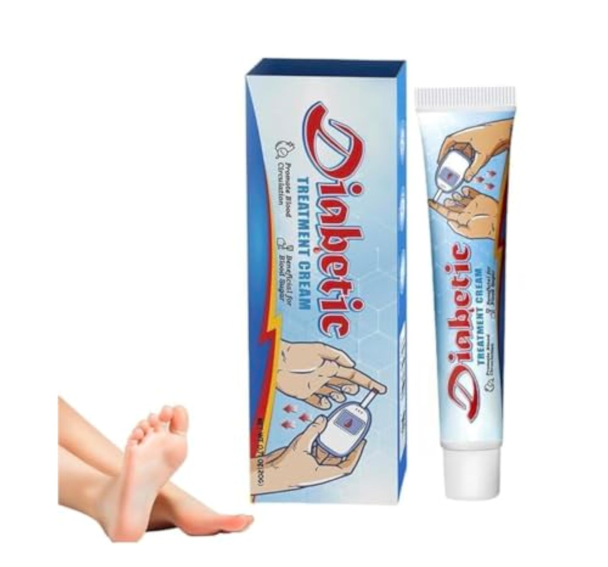 Diabetic Foot Care Cream, Boosts Blood Circulation & Wound Healing
