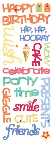 Momenta Puffy Title Sticker, Life of The Party