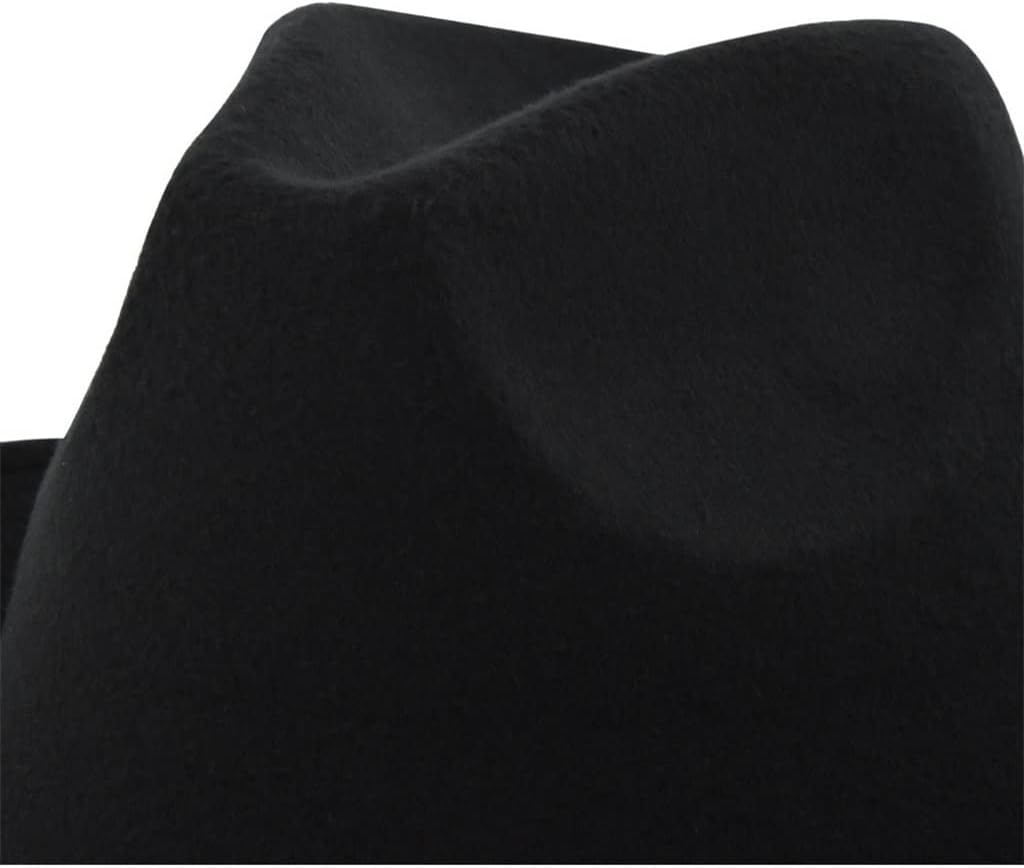 Cowboy Hat Belt Woolen Top Hat Ethnic Hood Retro Jazz Hat