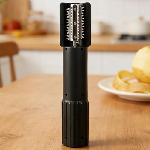 Eventerde Elektrikli Meyve Rende Makinesi,Çok Amaçlı Kablosuz Otomatik Mutfak Rendesi - Mutfak Aleti Sebze Kazıyıcı - Salatalık Sebze Salatası Fırın Yemekleri İçin - Görsel 2