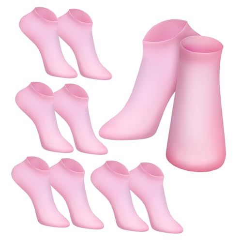 Ipetboom Silicone Foot Socks for Women Moisturizing No See Topper Quarter Socks Foot Care
