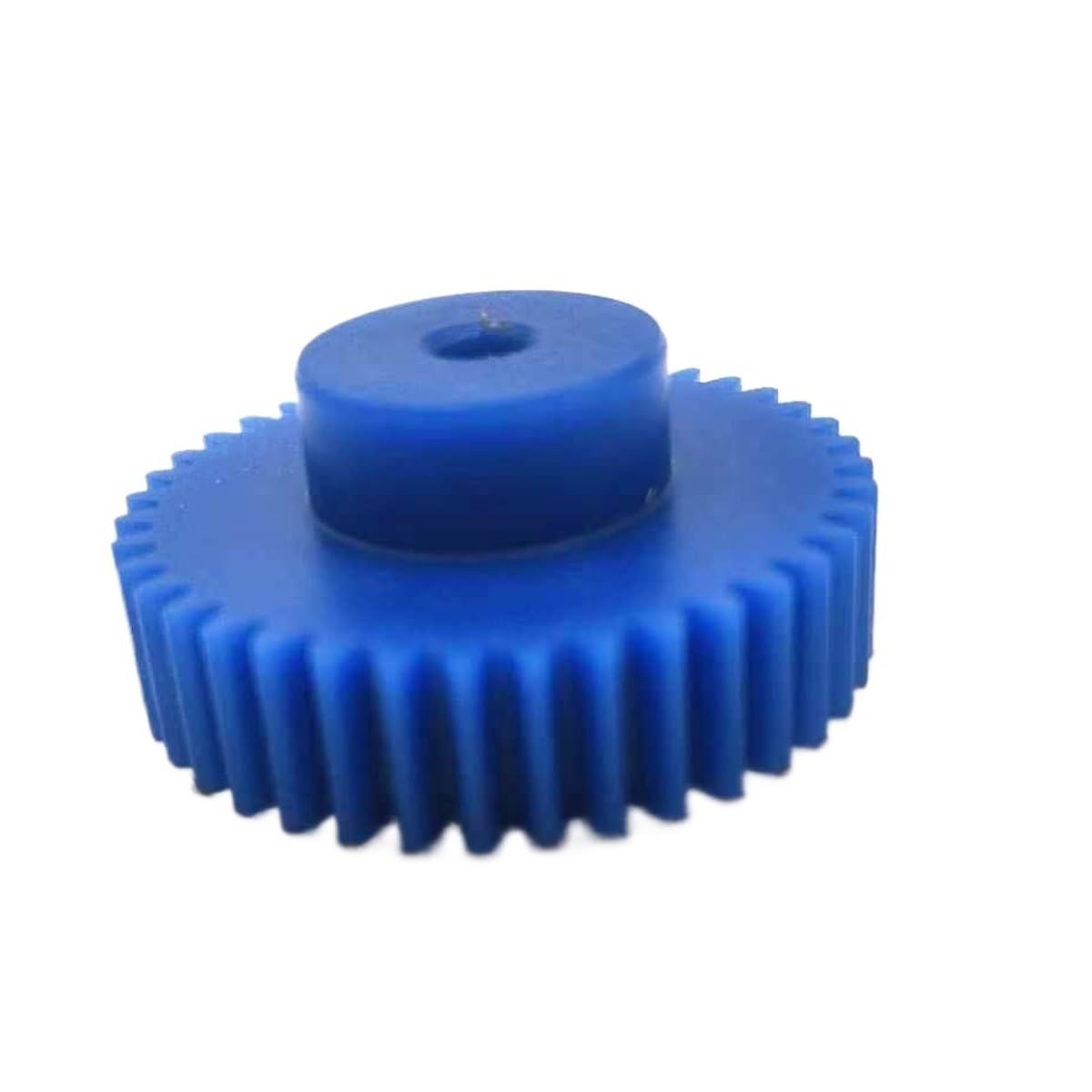 Cylindrical Drive 1pcs 1M Plastic Spur Gear with Step 1 Module 18T to 60 Teeth Blue Nylon Cylindrical Gear 10mm Inner Hole Pinion Rack Machinery(20 Teeth)