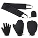 Produktbild LYTIVAGEN 5 IN 1 Selbstbräuner Handschuh Selbstbräuner Applikator Kit Tanning Applicator Set mit Exfoliating Handschuh, Selbstbräuner Handschuhe, Rückenapplikator, Gesichtshandschuh, Schwarz