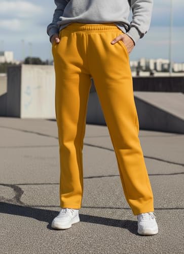Image of Mack Jonney Women's Solid Fleece Track Pants | Warm & Durable Casual Lowers | Trendy Lowers-M5306