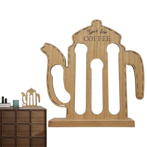 Supporti per cialde, conservazione delle cialde di caffè,Home Ornaments Organizzatore di cialde a forma di barattolo di immagazzinaggio per cialde | Supporto di stoccaggio per cialde, distributore