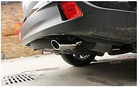 1pcs Silver Stainless Steel Exhaust Tail Rear Muffler Tip Tailpipe Trim for Hyundai Tucson 2015 2016 2017 2018 2019 2020