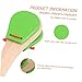 Vaguelly Wooden Long Handle Castanet for Educational Music Percussion Instrument Lightweight Portable for Early Development Fun Playtime Green