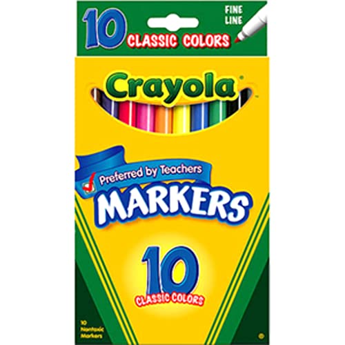 CRAYOLA MARKERS FINE LINE 10 COUNT - image 6