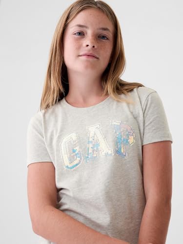 Image of Gap Girls Short Sleeve Logo Tee T-Shirt