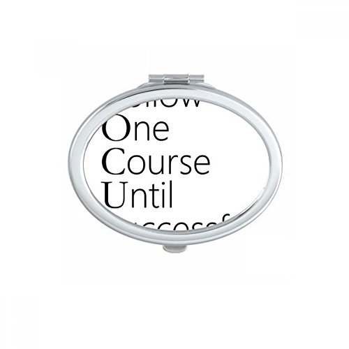 Miroir de poche mignon comme cadeau coloré avec citation de réussite - 2