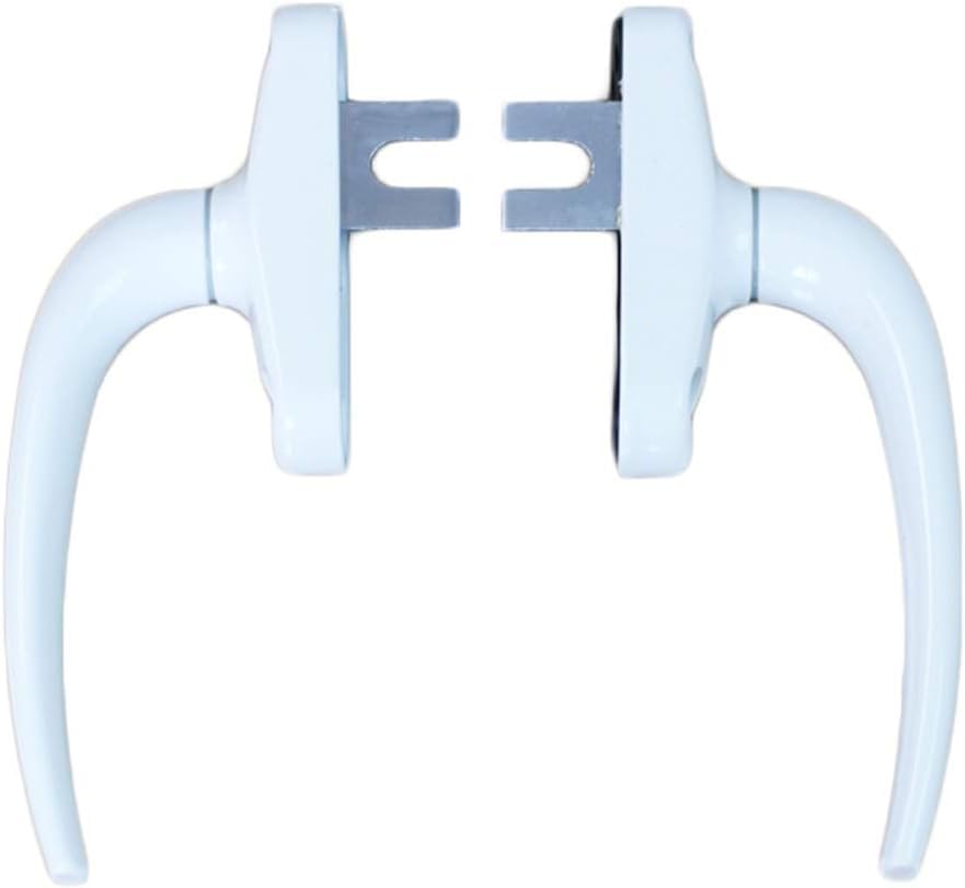 ZMQJEQANBG Window locks Window handles for upvc windows Window Lock Handle, A Pair Of Door And Window Handles, On Aluminum Alloy Door And Window Locking Black/white Window Accessories Door Handle Hand