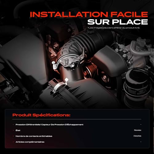 Capteur pression différentielle Ducato Camionnette 2006-2020