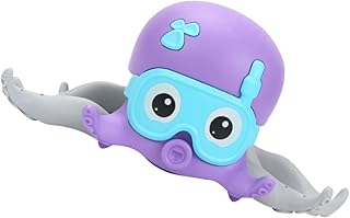 TOYANDONA Nadador Polvo Andando Polvo Chuveiro Brinquedo Relógio Brinquedo De Banho Polvo Brinquedo Flutuante Brinquedos Interativos Para Rastejar Brinquedos Infantis Polvo Brinquedo