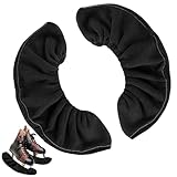 PENGCHE Kufenschoner Schlittschuhe Schoner, 1 Paar Schlittschuhschoner Elastische rutschfeste Kufenschutz Zubehör für Eiskunstlauf & Eishockey, Universeller für Damen Herren Kinder (Schwarz)
