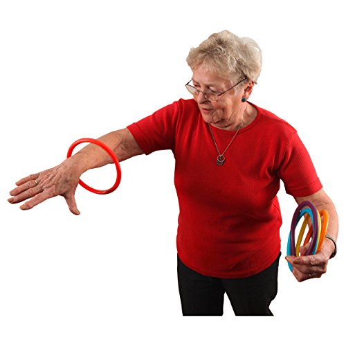 Gonge Activity Rings, Set of 6 Plastic Rubber Rings, Diameter: 16.4 cm, 6er Set