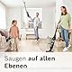 Bosch Akku-Staubsauger Flexxo 2in1 Serie 4 BBH32101, kabelloser Handstaubsauger, beutellos, hohe Saugleistung, Lange Laufzeit, Kurze Ladezeit, Fugendüse, alle Bodenarten, schwarz