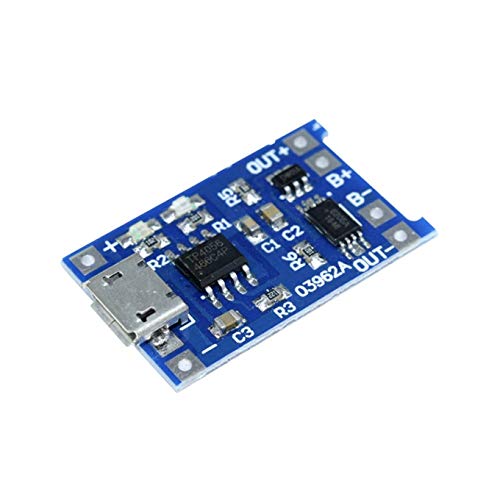 Lithium Akku Lademodul 1A mit Tiefentladungsschutz 2,5V TP4056 Ladeschlußspannung 4,2 V | Christian's Technikshop Cover