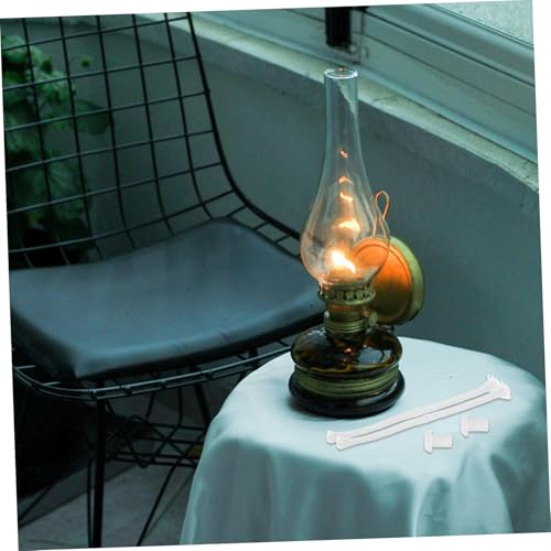 image for SOESFOUFU 10sets Laboratory Lamp Wick Set with Ceramic Holders Cotton 