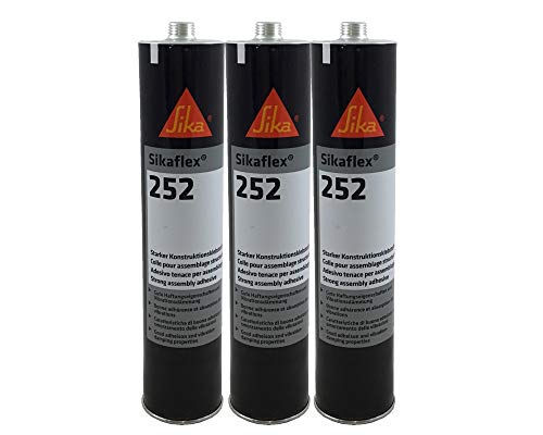 Sikaflex 252 1K-PU Lot de 3 tubes de col...