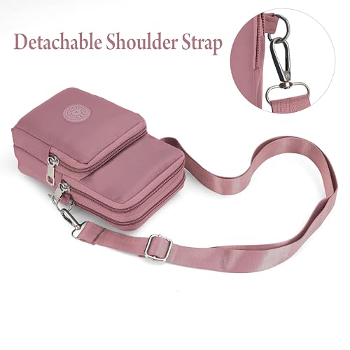 Image of Crossbody Mobile Sling Bag for Women |Stylish Phone Pouch with Detachable Strap & Adjustable Keychain|Mobile Purse|Versatile Mobile Pouch for Women
