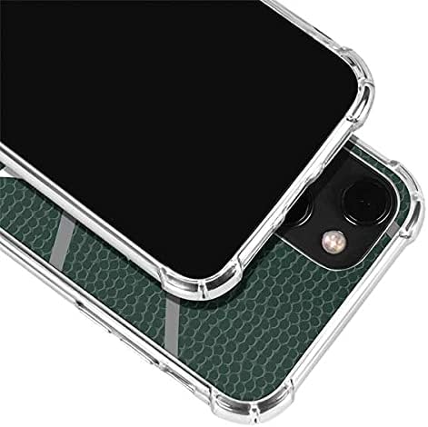 Skinit Clear Phone Case Compatible with iPhone 13 - Officially Licensed Michigan State University Green Basketball Design