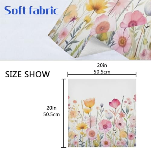 Servilletas de tela Wild Flower set x6 miniatura 7