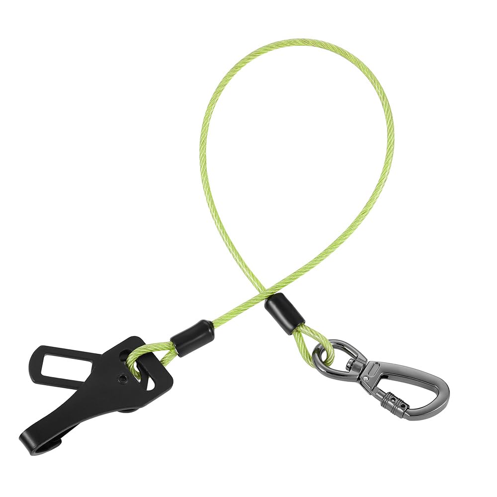 Attache 3 en 1 robuste pour chien avec boucle et connecteur en alliage de zinc
