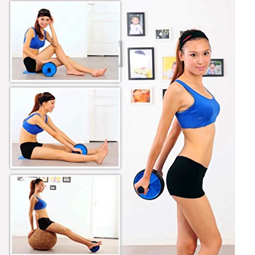 BESPORTBLE - Rolo de exercícios abdominais para treino de abdômen, roda, equipamento de ginástica pa