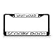 WHAT WOULD SCOOBY DOO? Black Heavy Duty Metal License Plate Frame