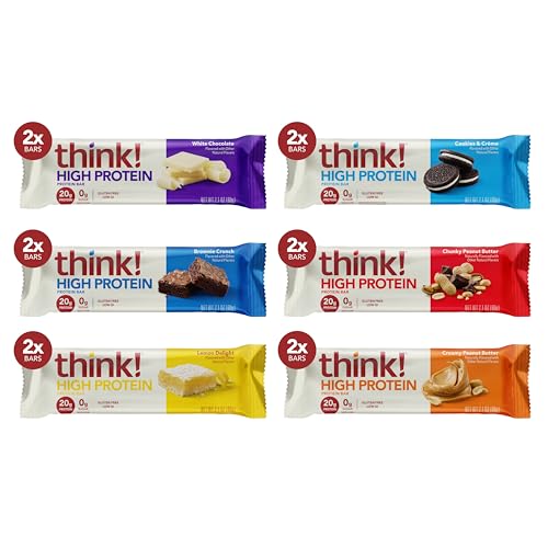 Think, High Protein Bars Variety Pack, 2.1 Ounce - Thumbnail 2